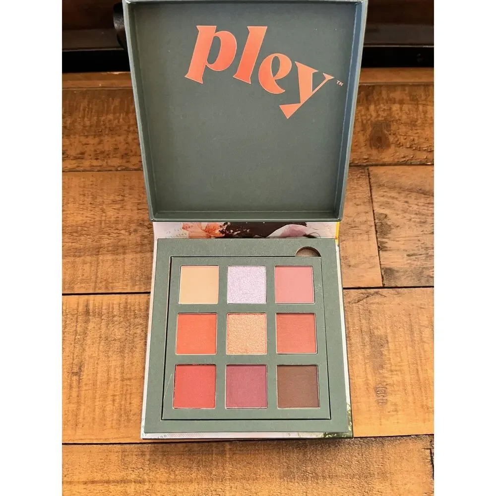 Pley Beauty Player Palette Eyeshadow Collection Rosy Matte Shimmer Vegan USA New